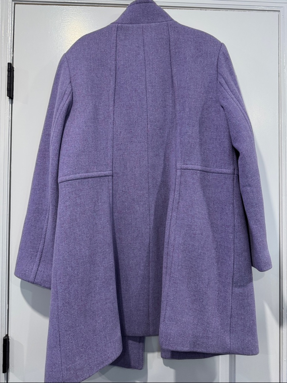 NWT Talbots Lavender Wool Blend Stand Collar Pea Coat Size 12 -RETAIL $300 - Picture 10 of 10